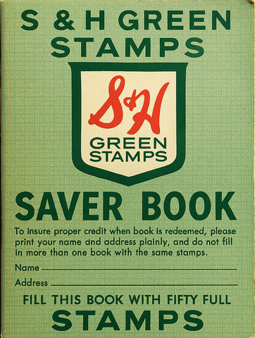 S&H Green Stamps Book