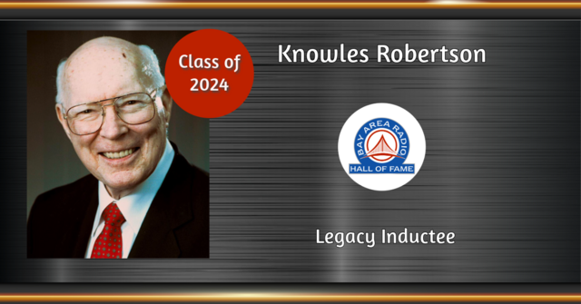 Knowles Robertson BARHOF Plaque