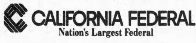 Cal Fed Logo 1977