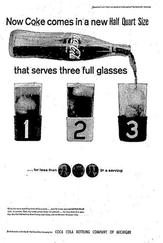 Coca-Cola Half Quart Advertisement 1962
