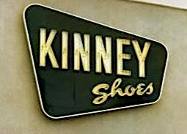 Kinney Shoes Sign c1962